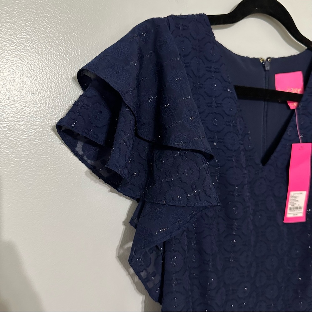 NWT Lilly Pulitzer Kathie True Navy Tanzanian clip Midi Dress
Size 2 - Picture 8 of 10